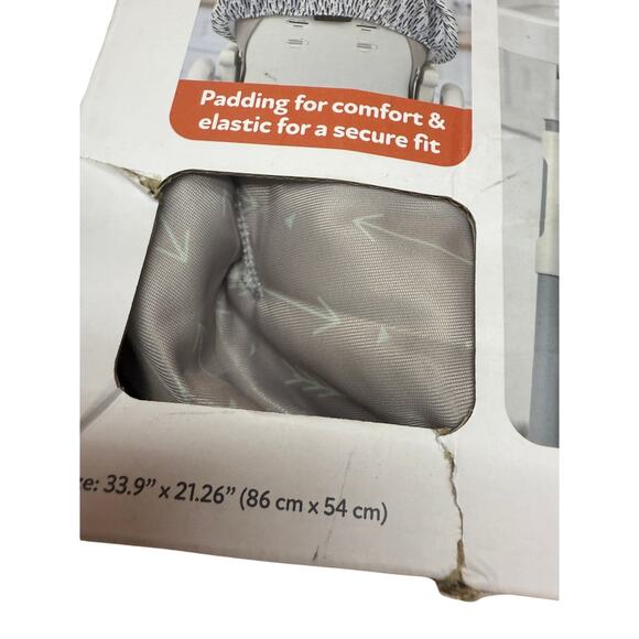 Nuby High Chair Cover Spills and Crumbs Water Resistant Arrow Print - Picture 3 of 6